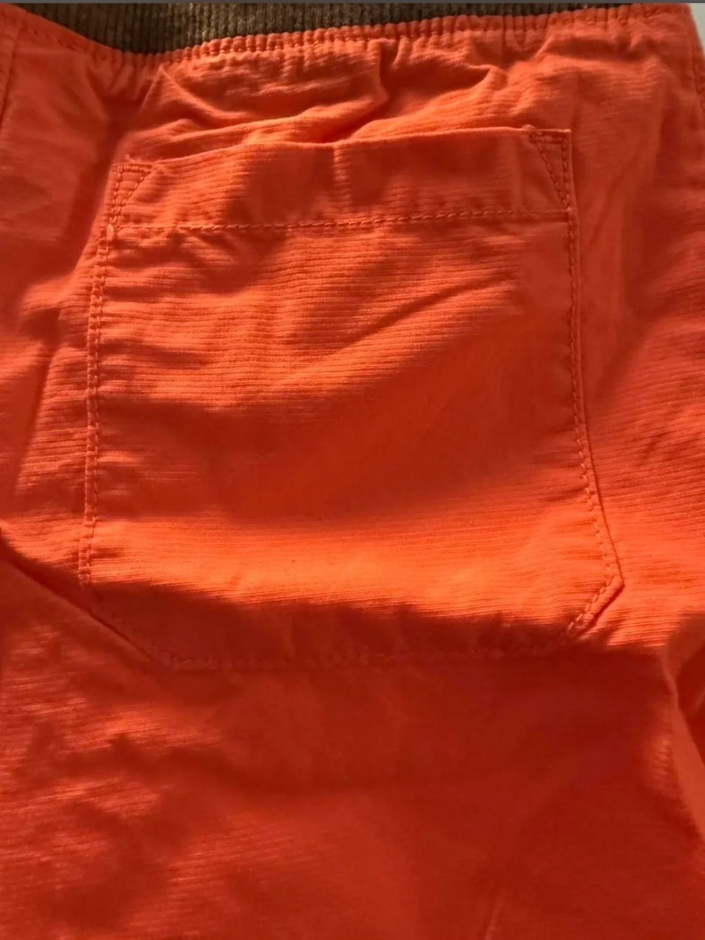 Carters boys Orange pull on shorts with Elastic waistband 5T